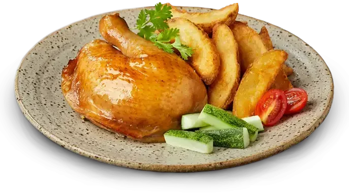 Salt Baked Chicken Whole Leg